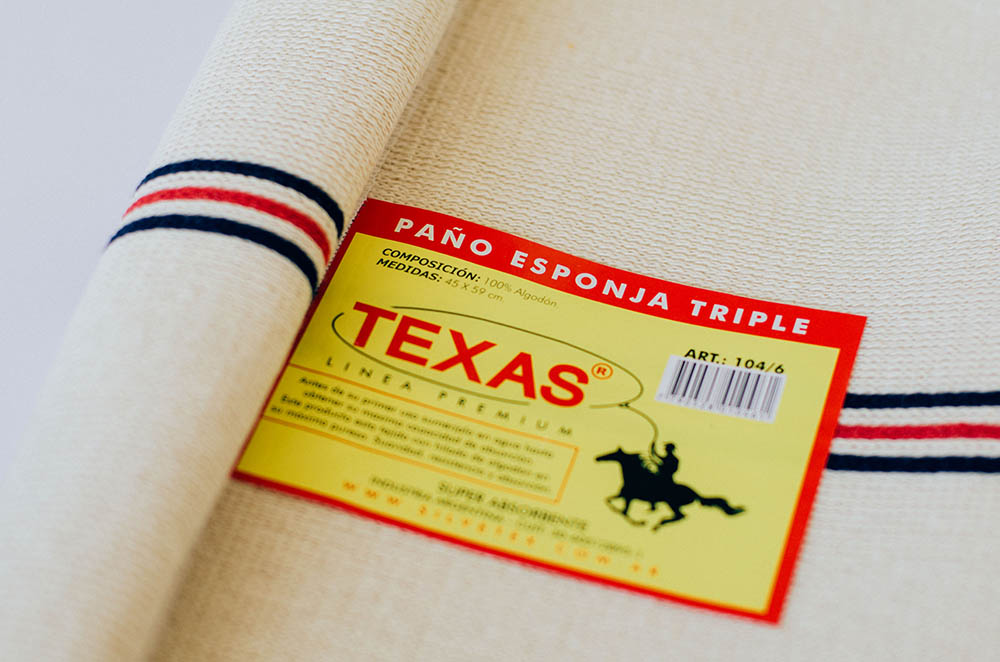 paño esponja triple